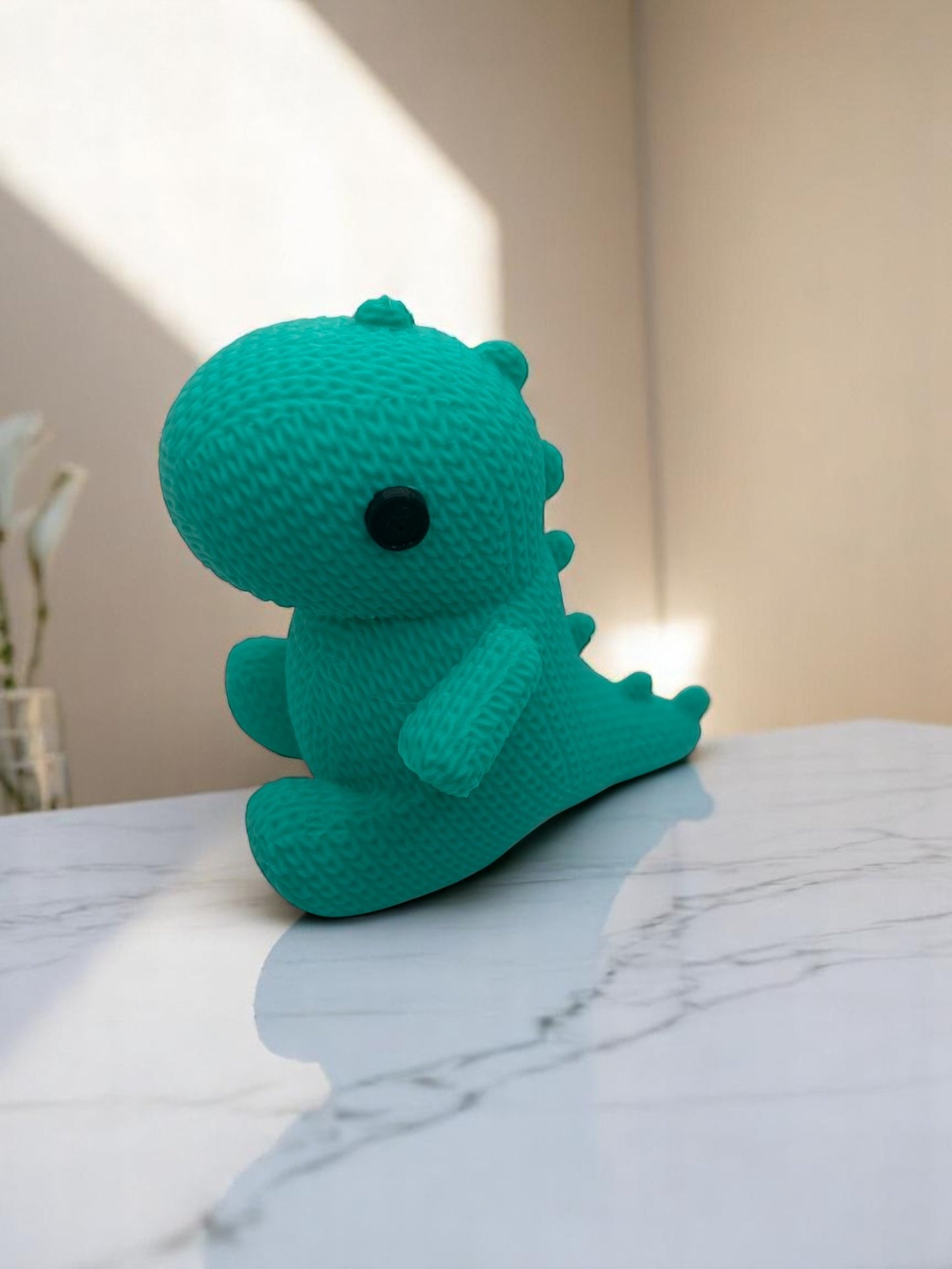 3D Printed Knitted Dino