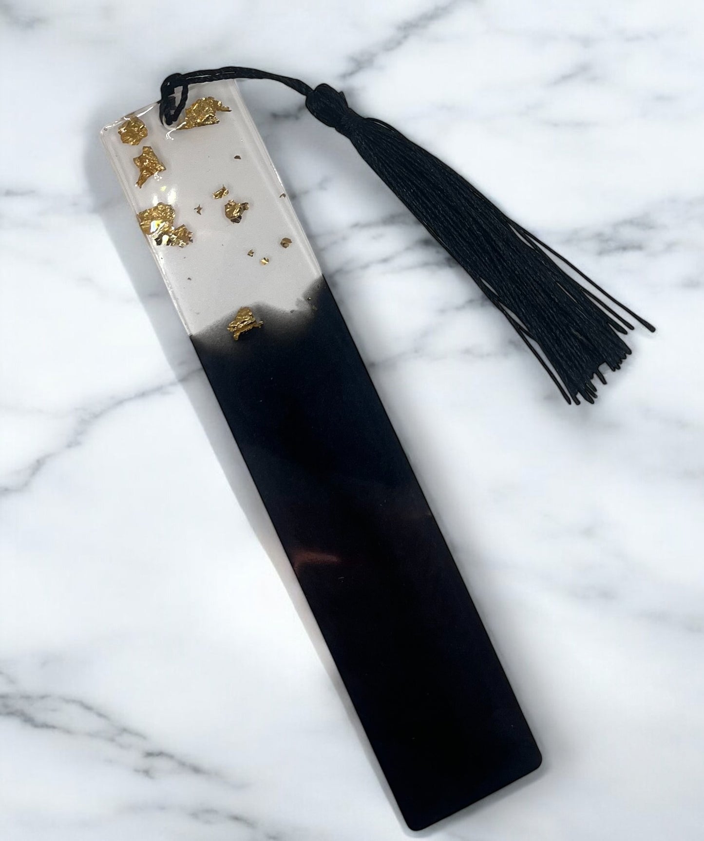 Black Resin Bookmark