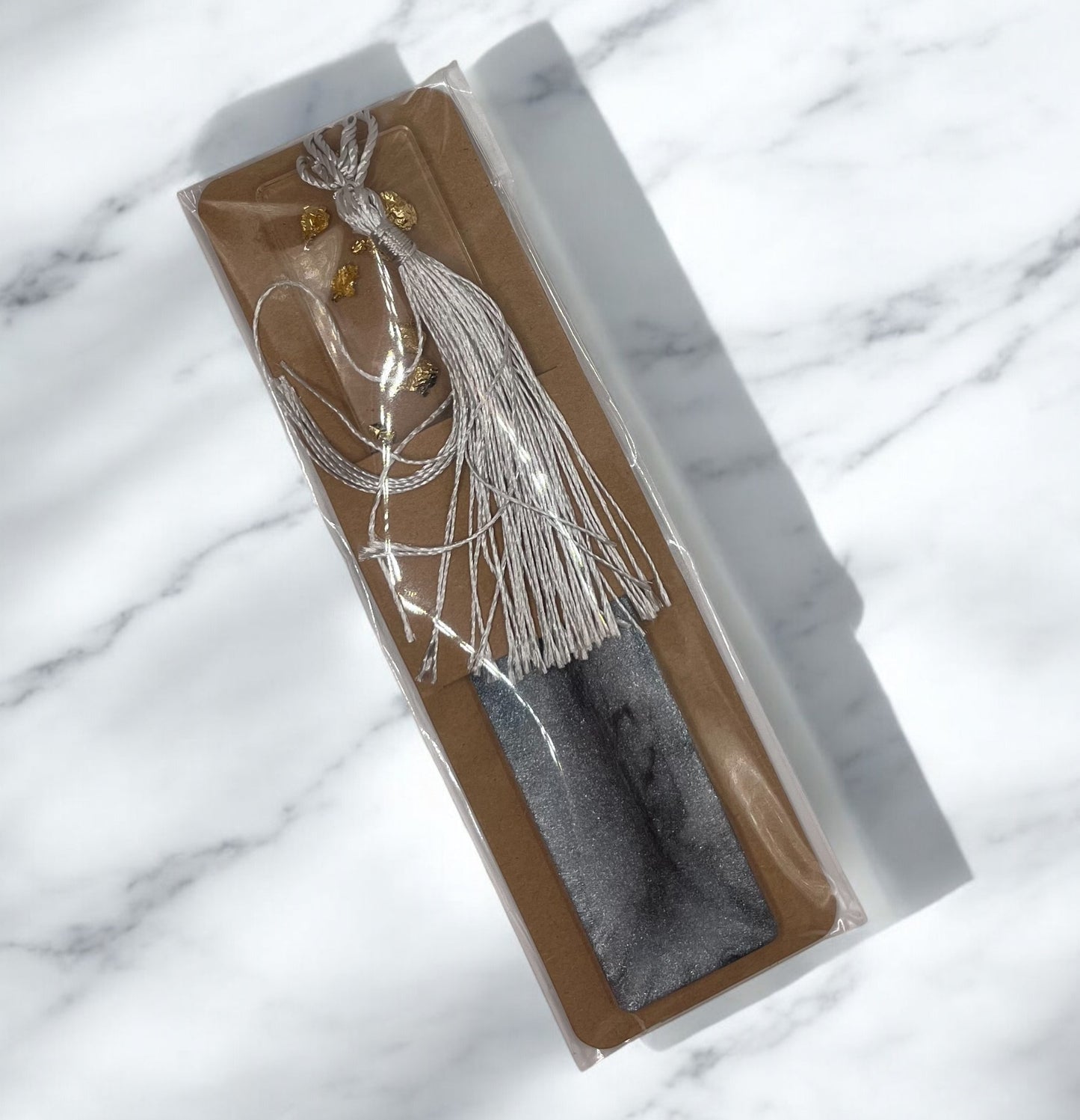 Grey Resin Bookmark