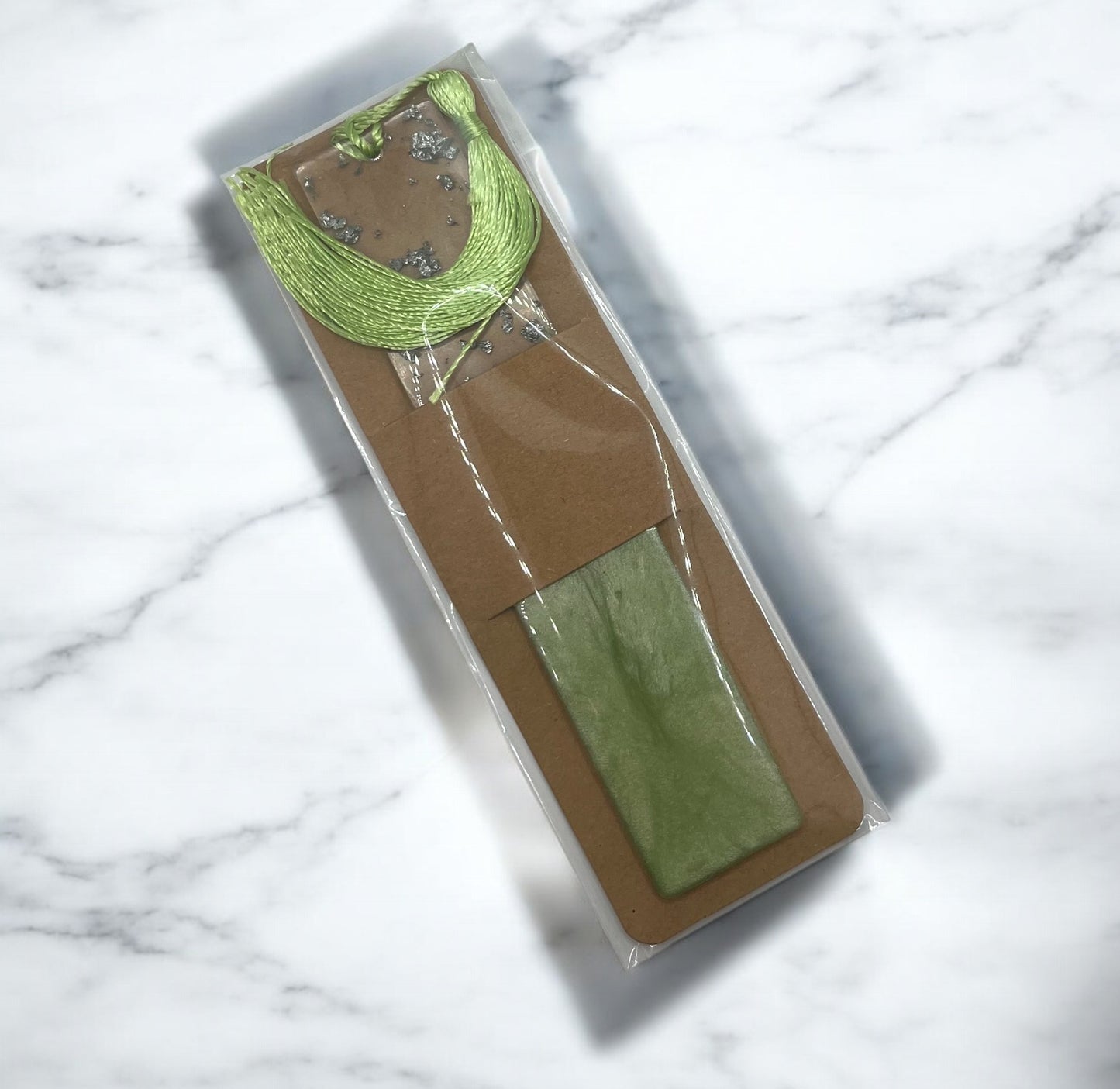 Pistachio Resin Bookmark