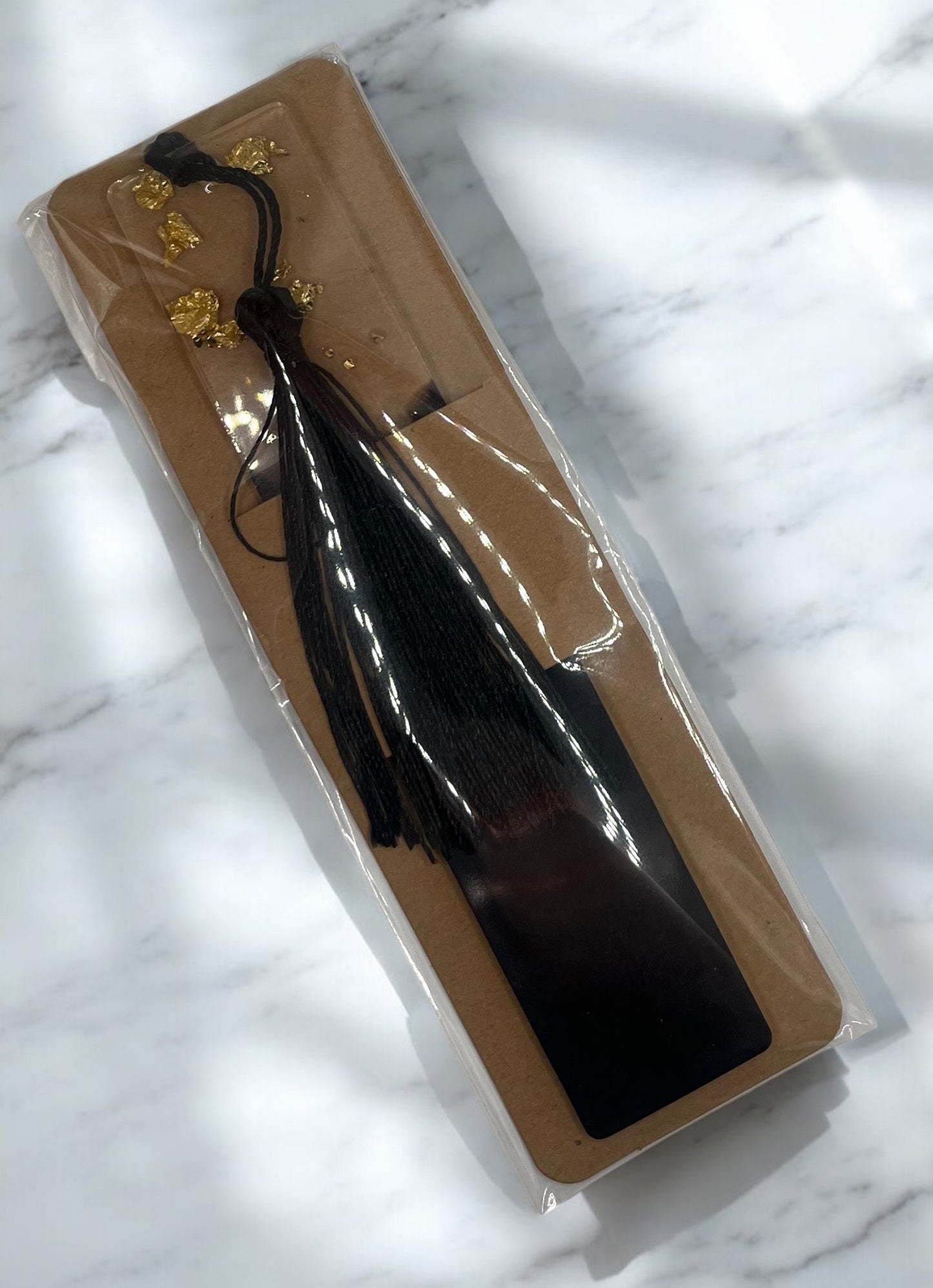 Black Resin Bookmark