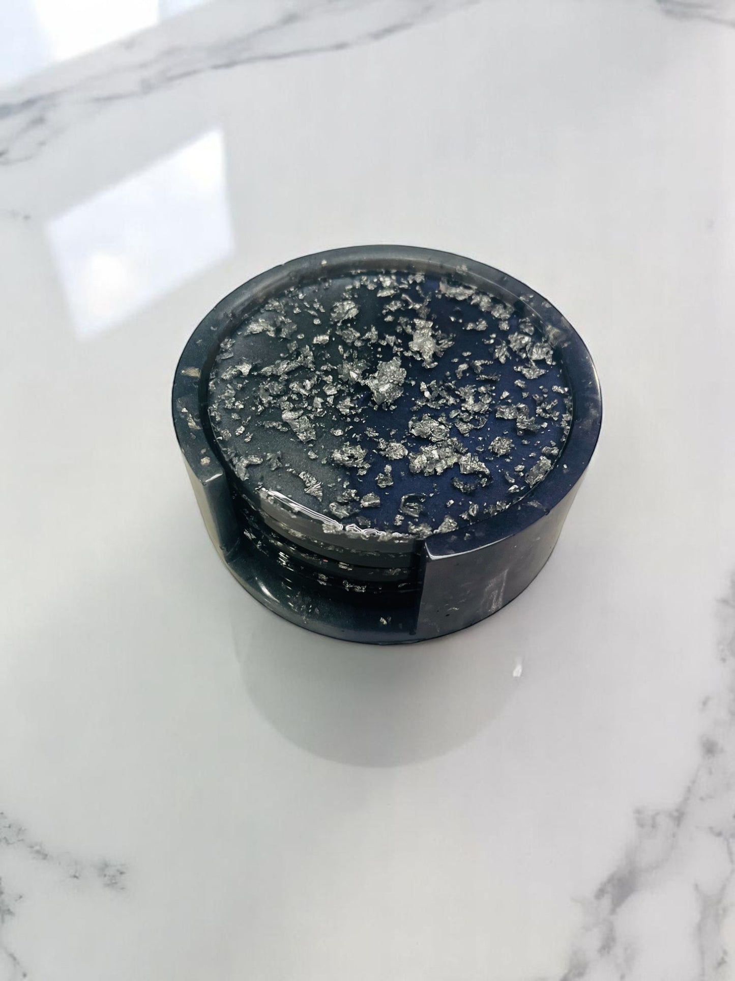 Custom Set of 4 Resin Coasters