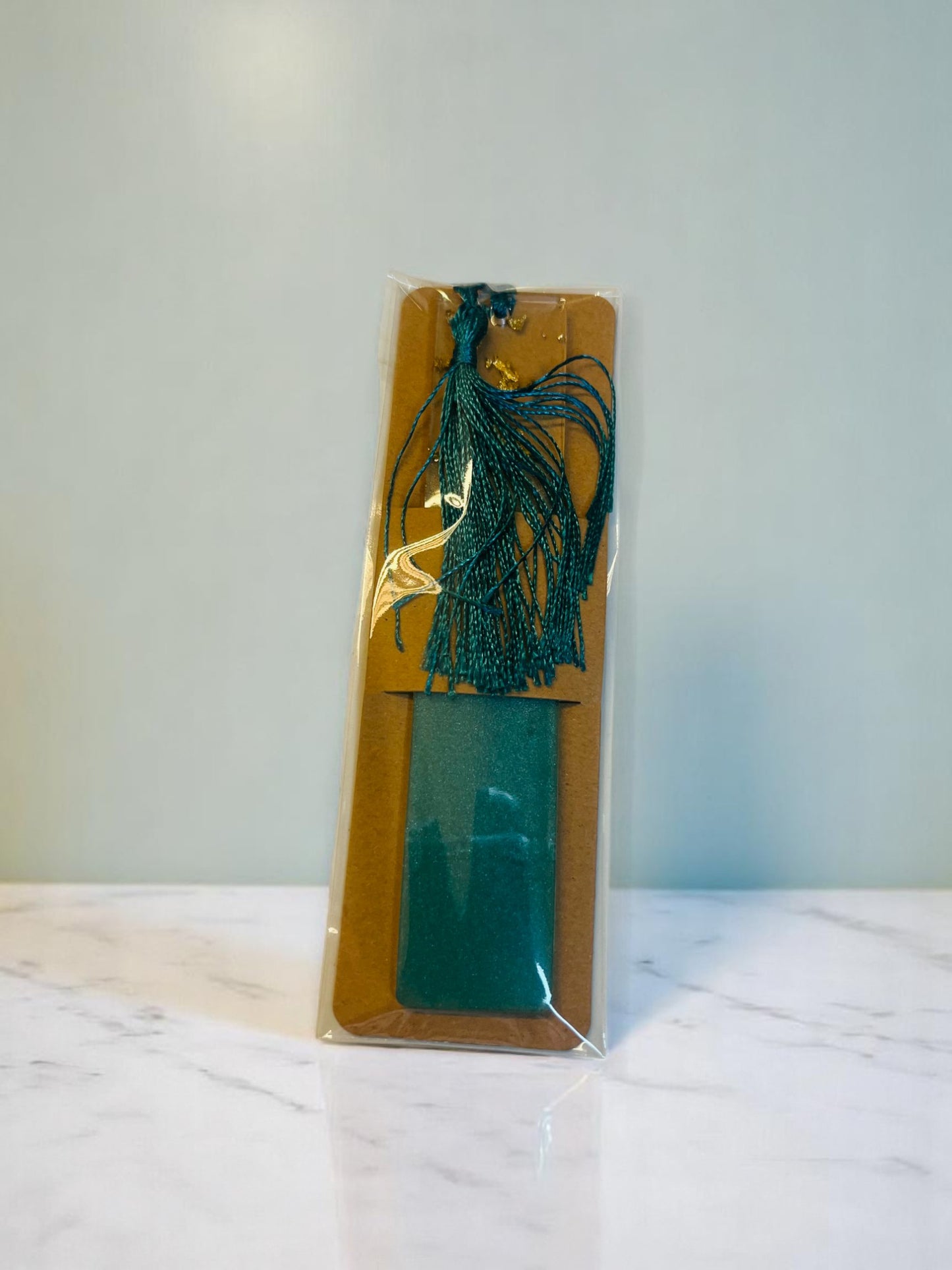 Mint Resin Bookmark