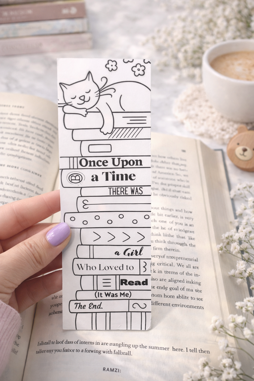 Cat Lover Bookmark – Bookish Gift for Readers