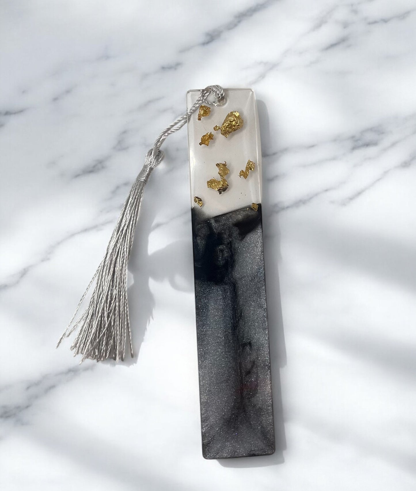 Grey Resin Bookmark