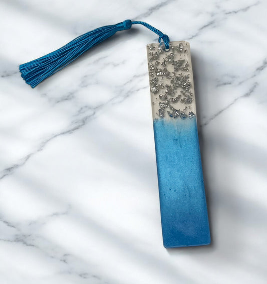 Blue Resin Bookmark