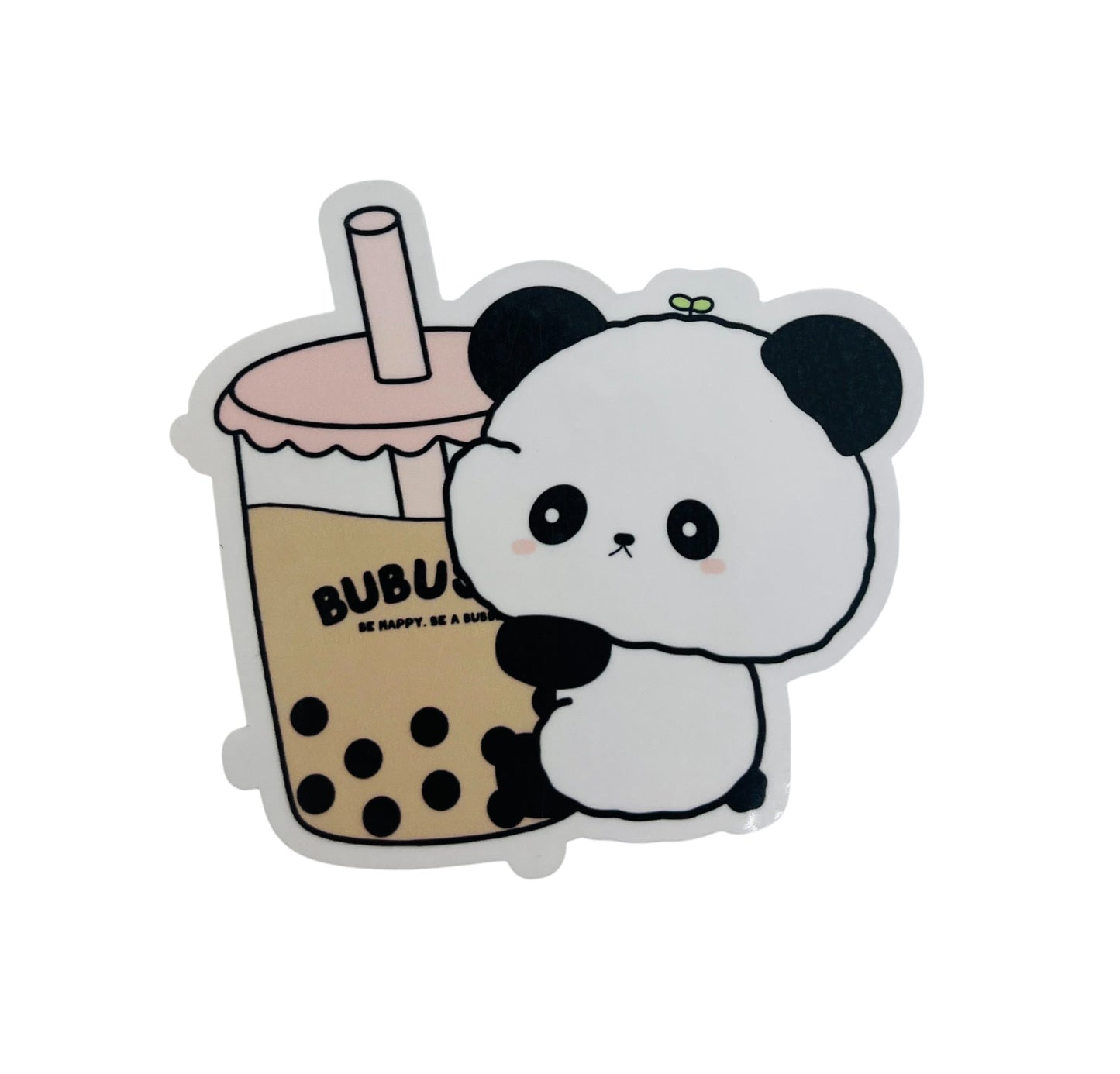 Panda Bubble Tea Sticker