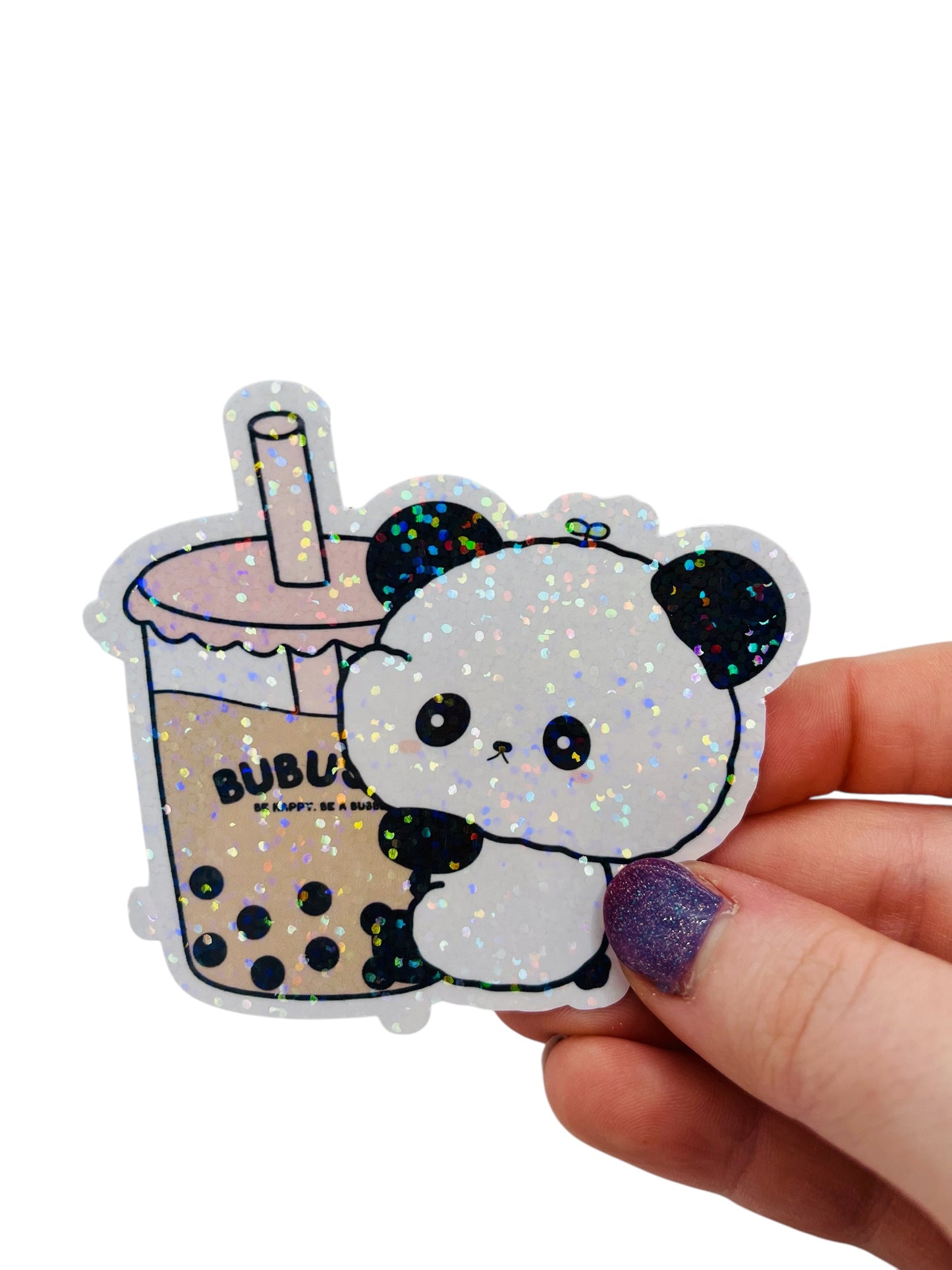 Panda Bubble Tea Sticker