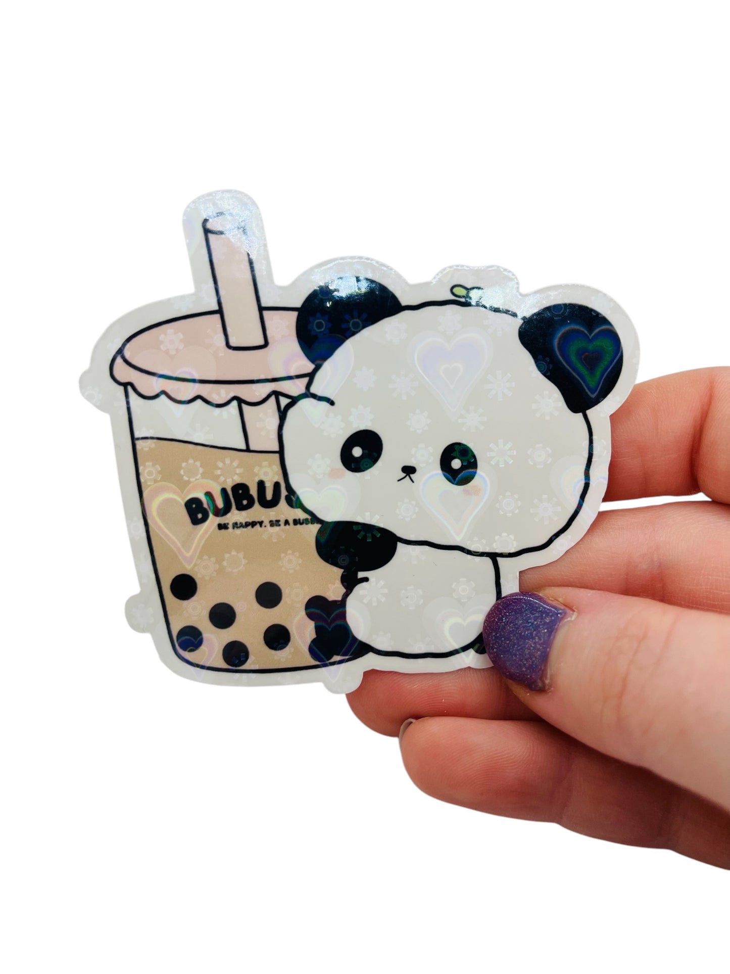 Panda Bubble Tea Sticker