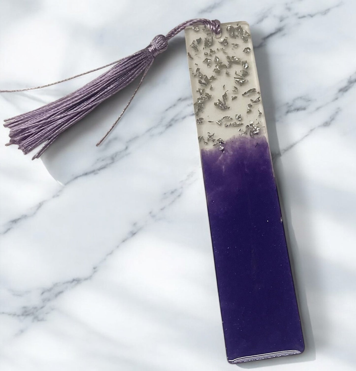 Purple Resin Bookmark