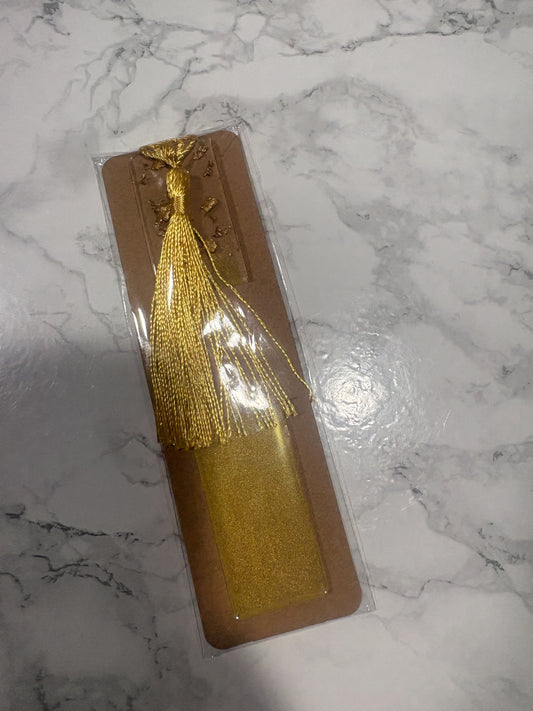Yellow Resin Bookmark