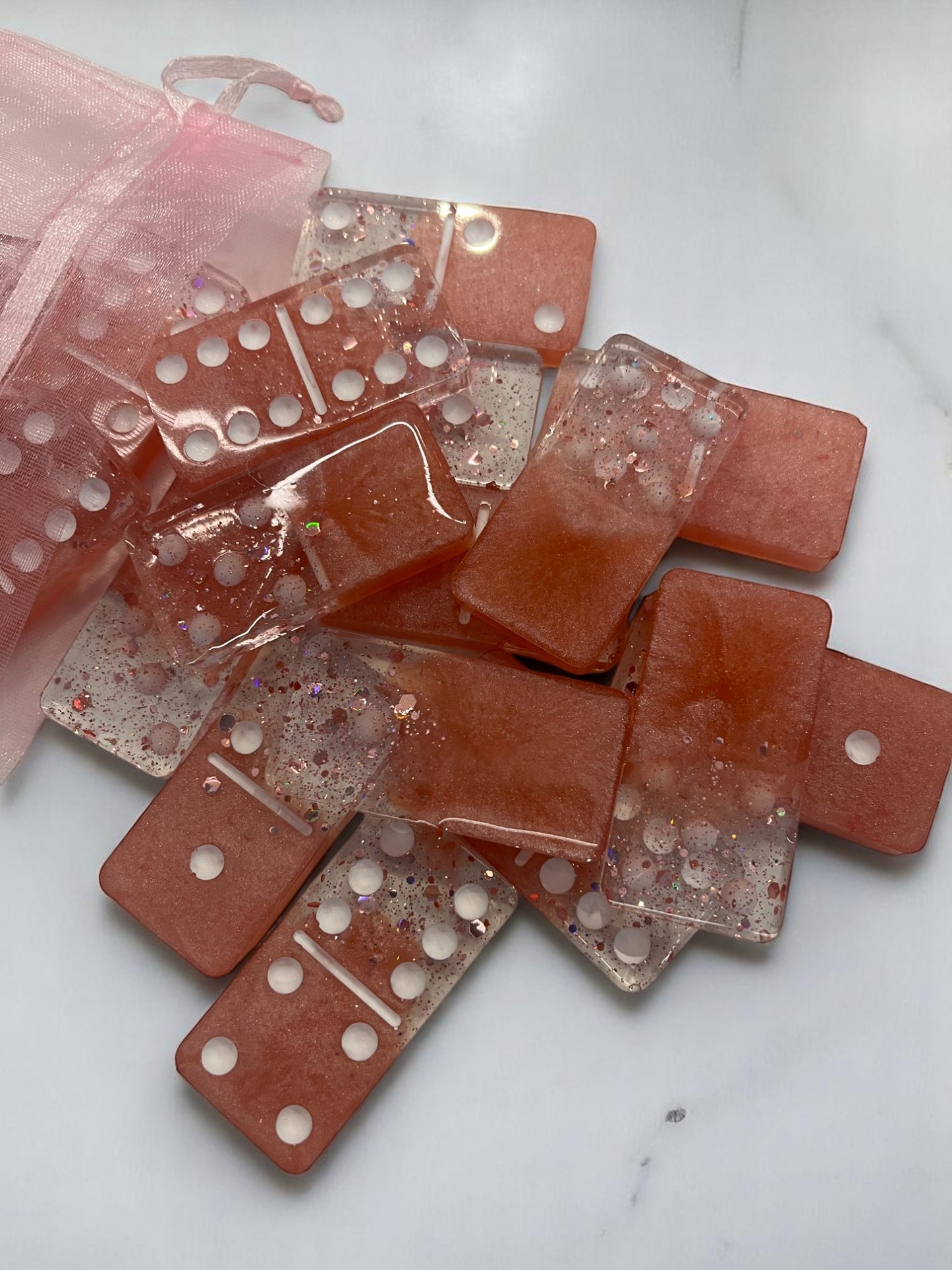 Customizable Handmade Resin Dominos