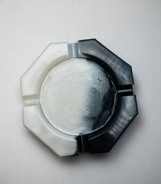 Black and White Ashtray