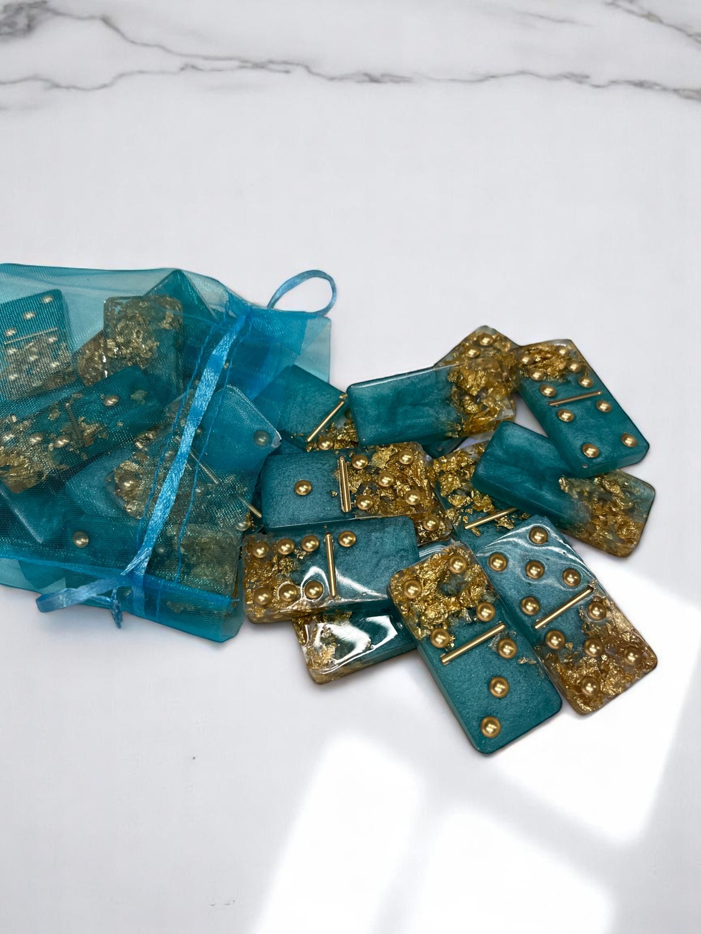 Customizable Handmade Resin Dominos