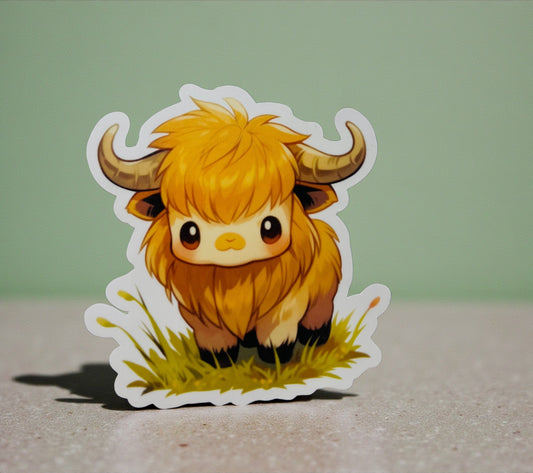 Highland Cow Sticker